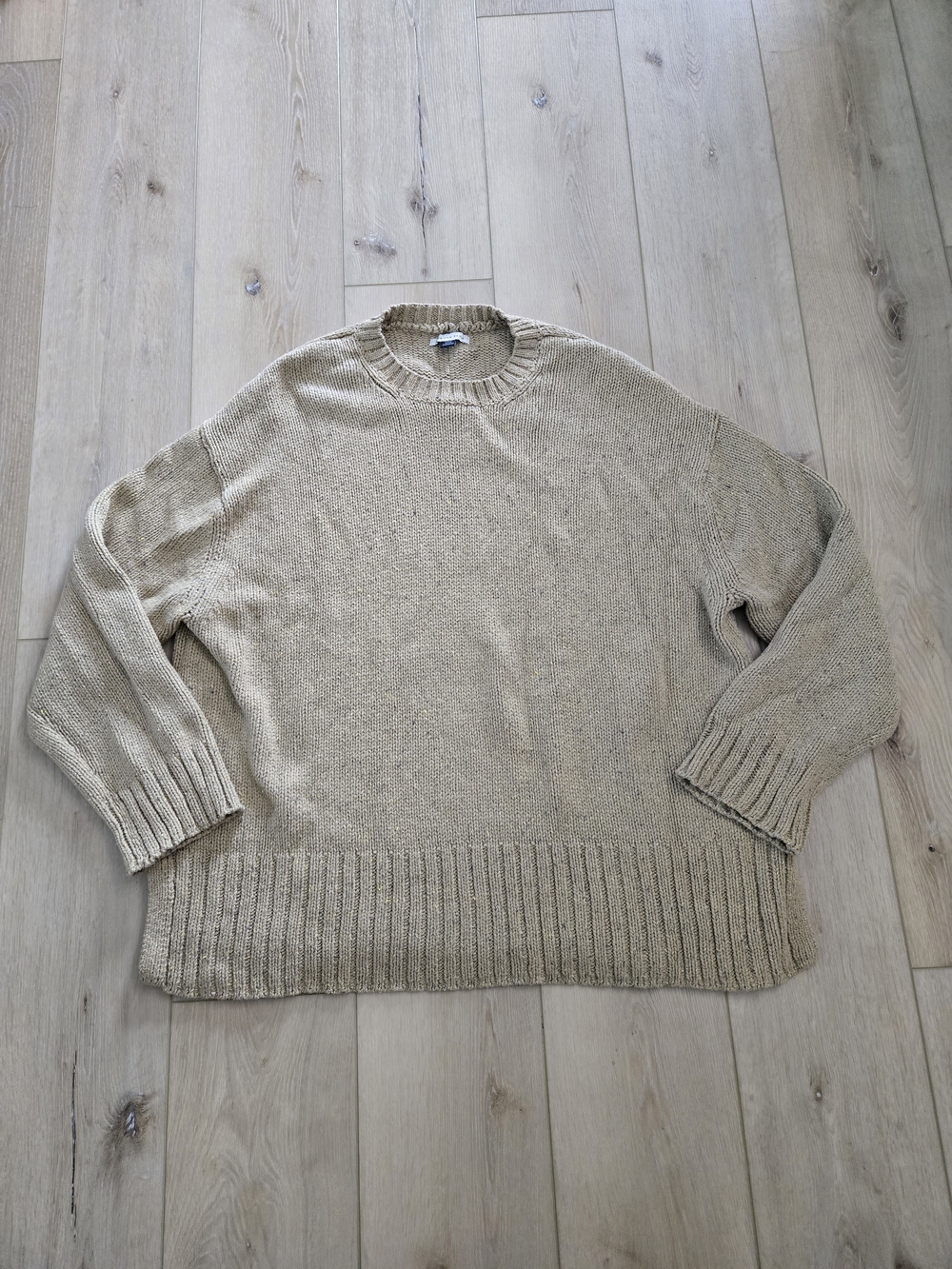 American Eagle Chunky Knit Oversized Crewneck Sweater - Women's Large